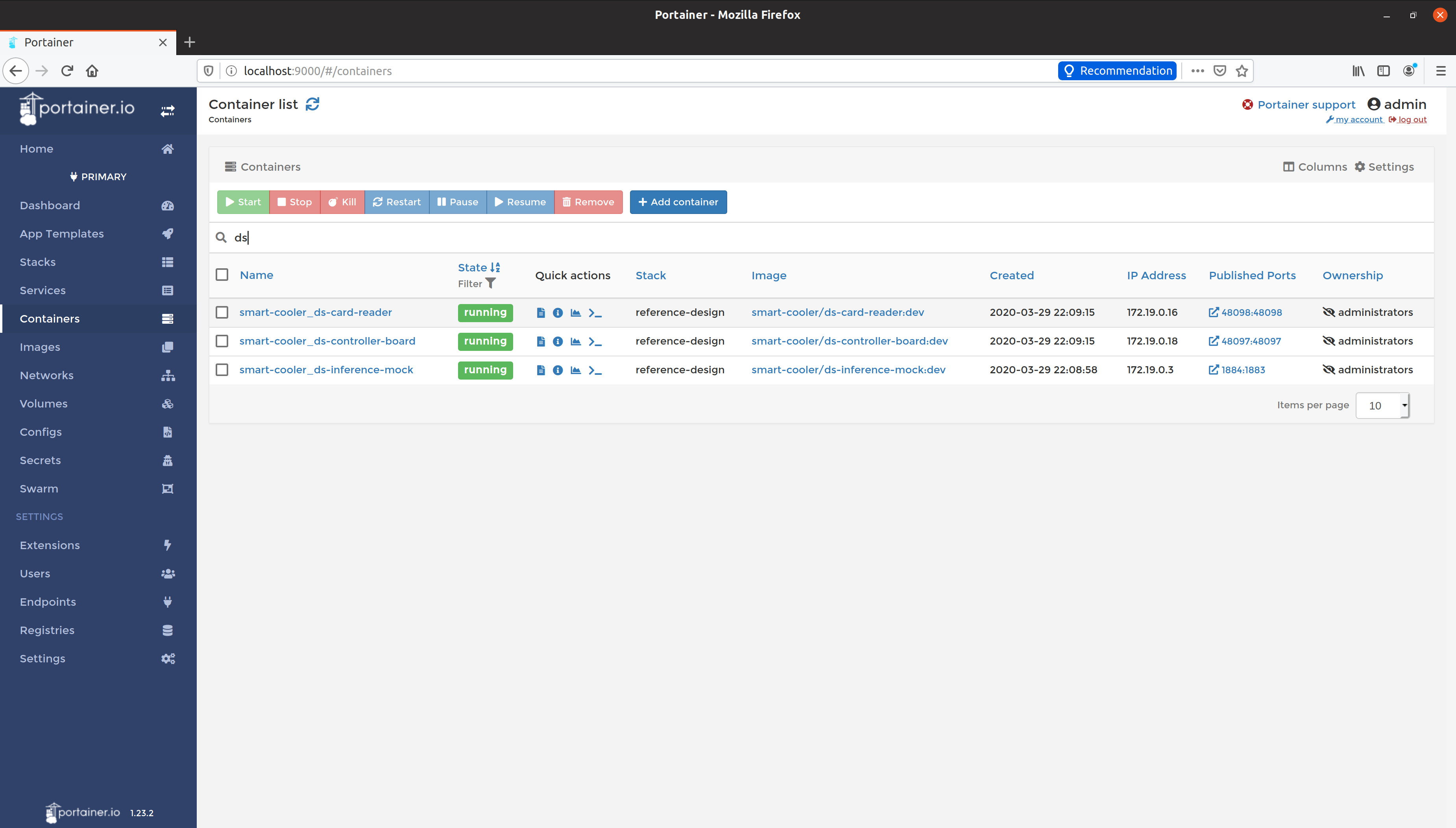 Portainer Device Services